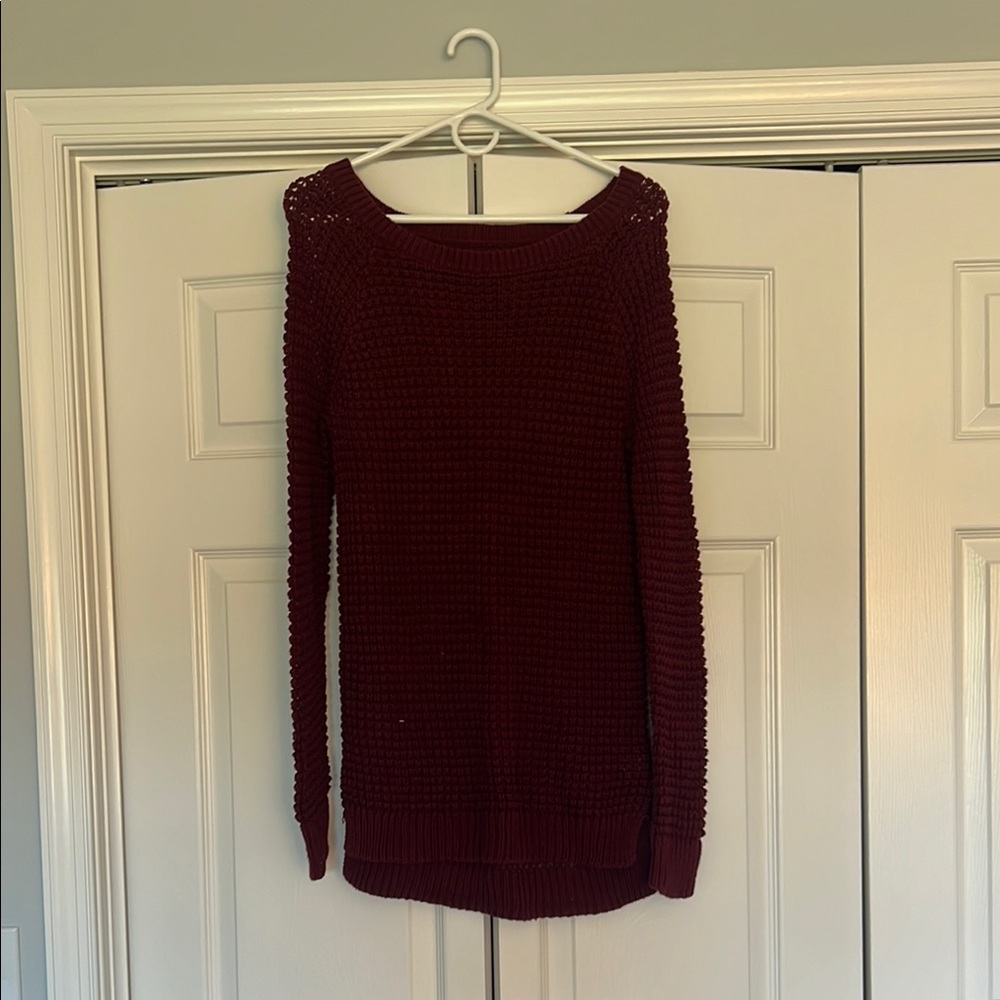 Women's Burgundy Sweater